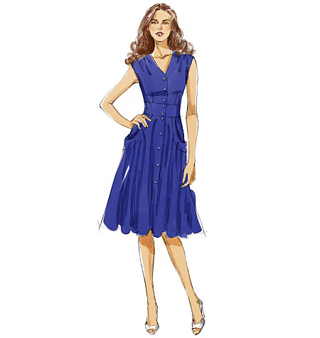 Vogue Dress V8577 - Image 4