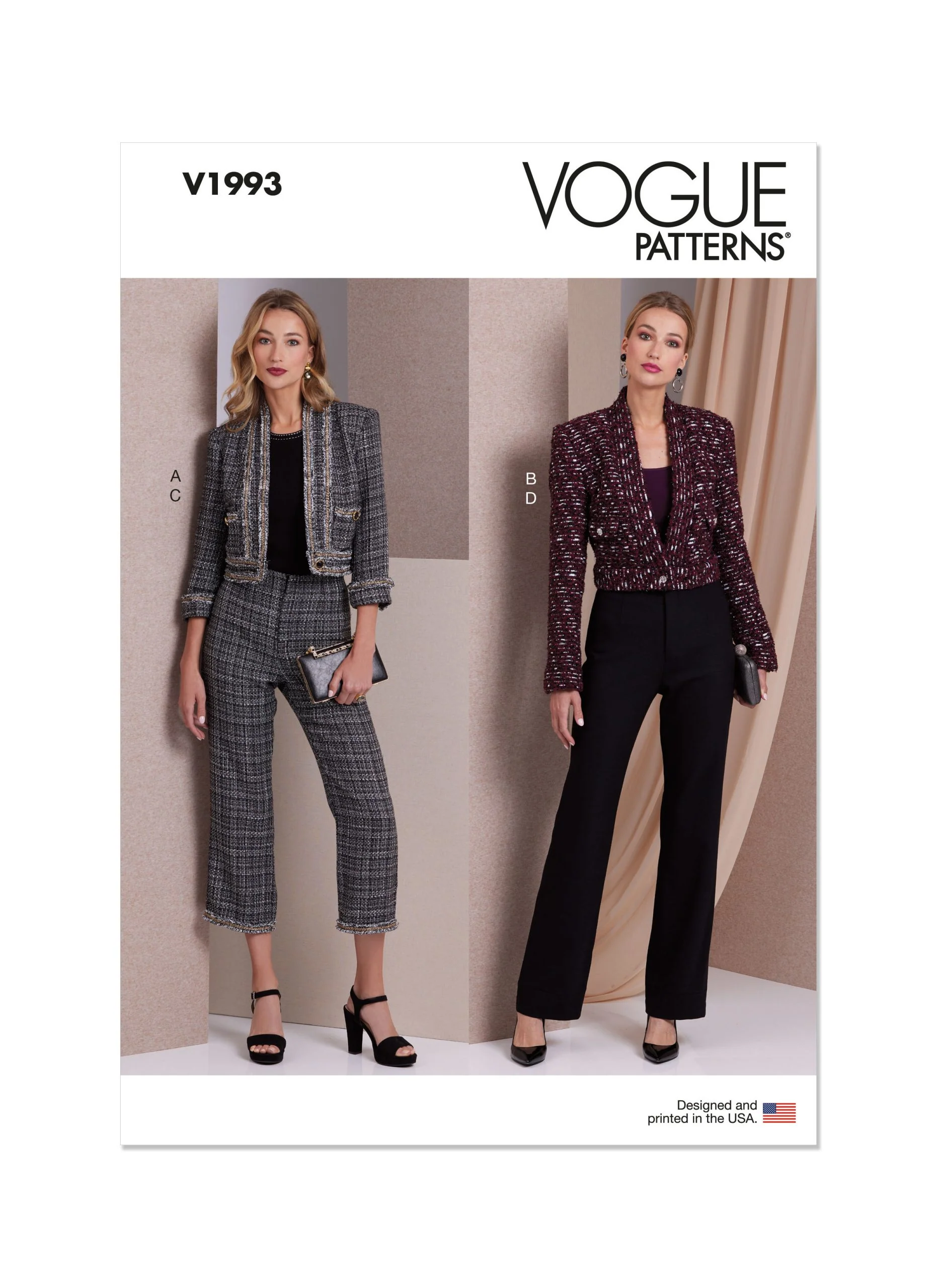 Vogue Jacket & Trousers V1993 - Image 2