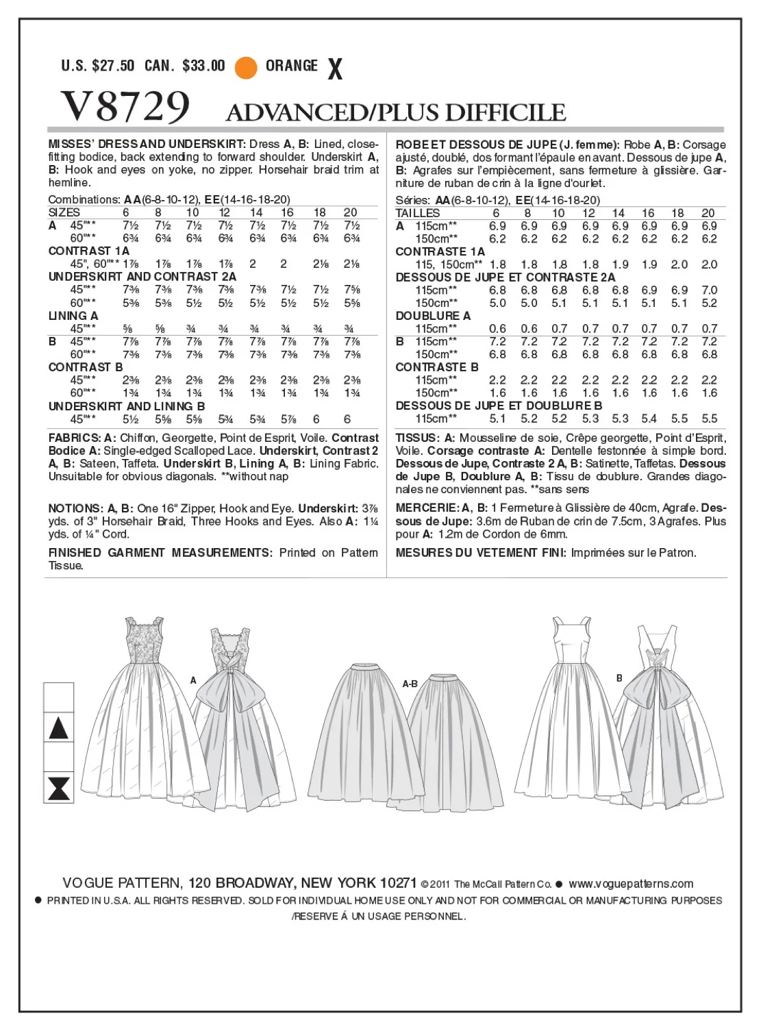 Vogue Vintage Dress V8729 - Image 8