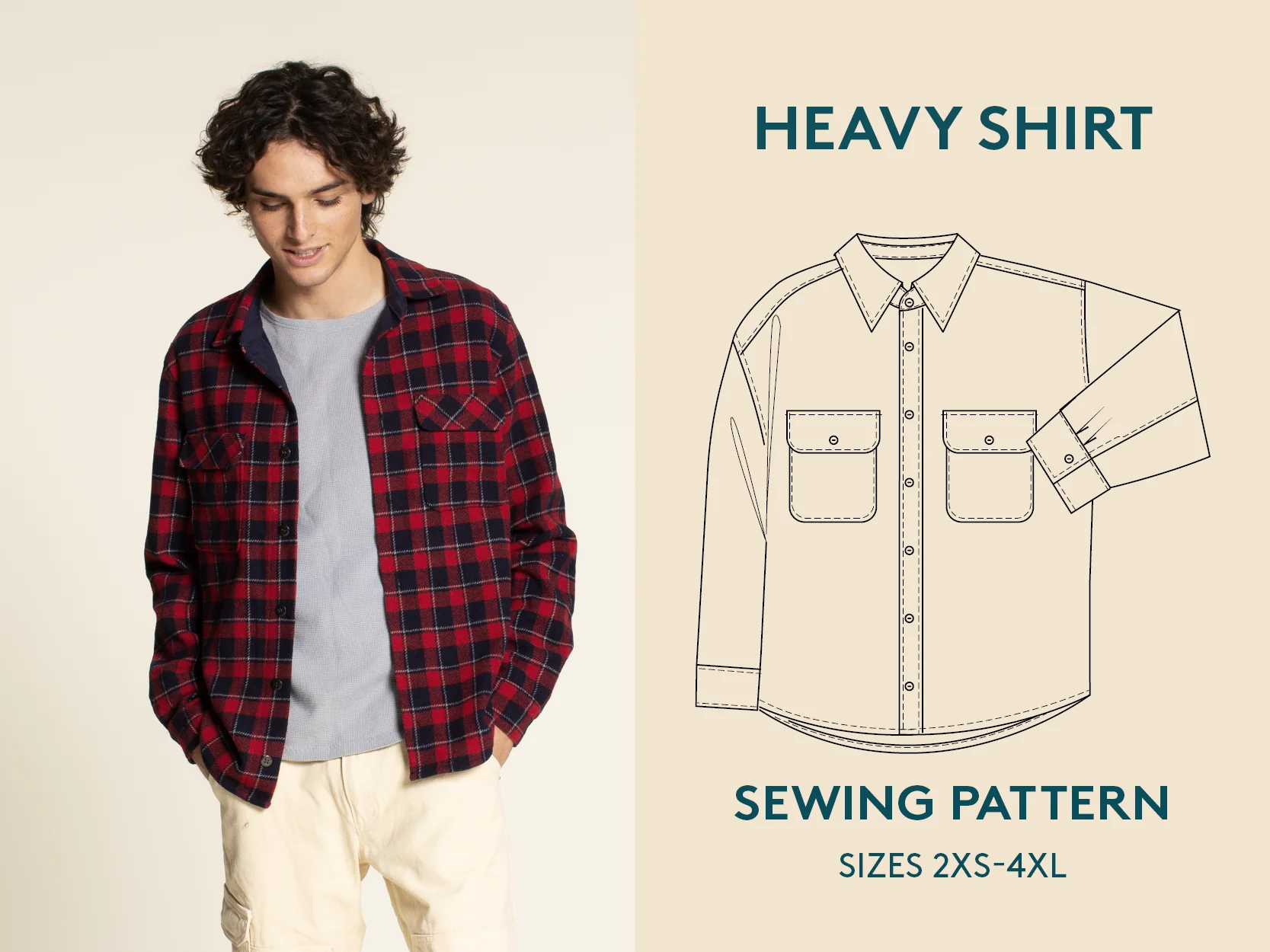 Wardrobe by Me Men's Heavy Shirt - Image 9